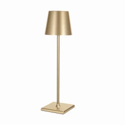 Złota lampa dekoracyjna LIN MOONLIGHT 8009 , dotykowa, ściemniana
