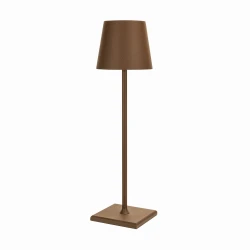 Brązowa lampa dekoracyjna z akumulatorem LIN MOONLIGHT 8011, dotykowa, ściemniana