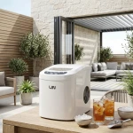 Biała kostkarka do lodu LIN ICE PRO-W12