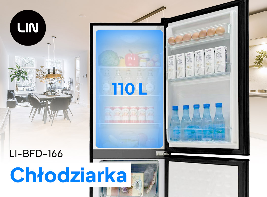 Wnętrze lodówki LIN LI-BFD166