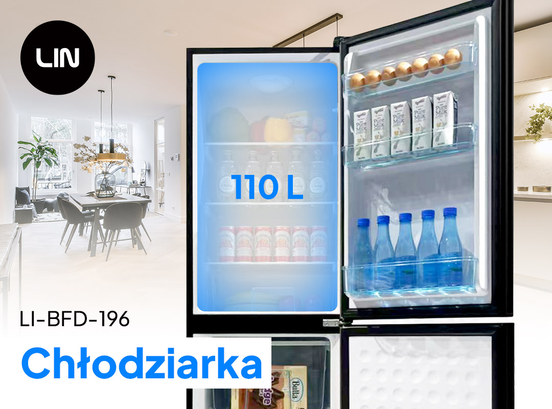 Wnętrze lodówki LIN LI-BFD196